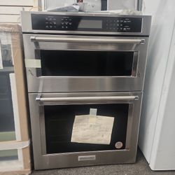 New KitchenAid  Wall Unit 30" Wide Oven And Microwave Combo