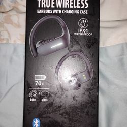 True Wireless Earbuds With Charging Case