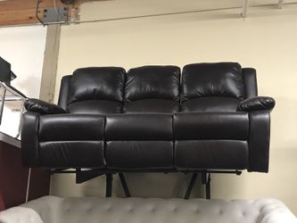 Display recliner sofa