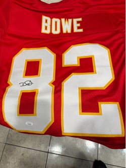 Autographed football jersey