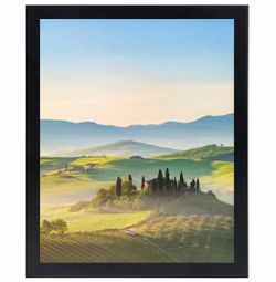 HUKONHEP 15x20 Black Picture Frames, Photos Frame With Plexiglass, Wall Gallery Photo Frames, Horizontal And Vertical For Wall Mounting, Home Office D