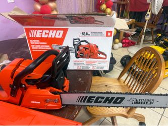 20 in. 59.8 cc Gas 2-Stroke Rear Handle Timber Wolf Chainsaw like new $370 firm