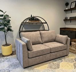 Lovesac Sactional Loveseat in Venetian Taupe