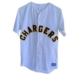 Vintage Majestic San Diego Chargers NFL Shirt Jersey USA Made Small Button Front