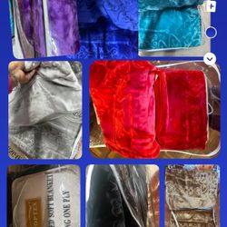 Queen King think super soft blankets ! 