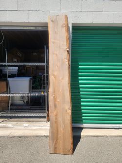 97.5 Inch Long Live Edge Wood Slab