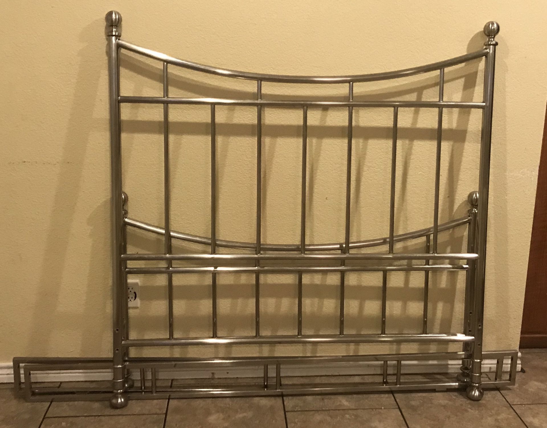 REDUCED FOR QUICK SALE- Queen Size Bed (Frame and Rails)- pick up only - No delivery