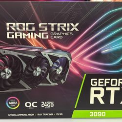 Water Blocked ASUS ROG Strix 3090 OC 24GB GDDR6X Graphics Card GPU 