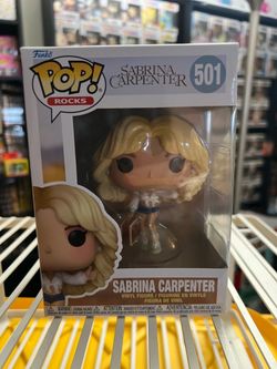 NEW IN HAND UNRELEASED Sabrina Carpenter Manchild Funko Pop #501 Rocks Vinyl