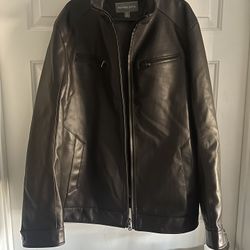 Michael Kors Leather Men Jacket