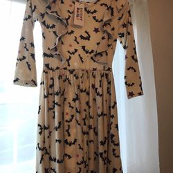 New With Tags Dot Dot Smile Girls Size 8/10 Halloween Ruffle Twirl Dress