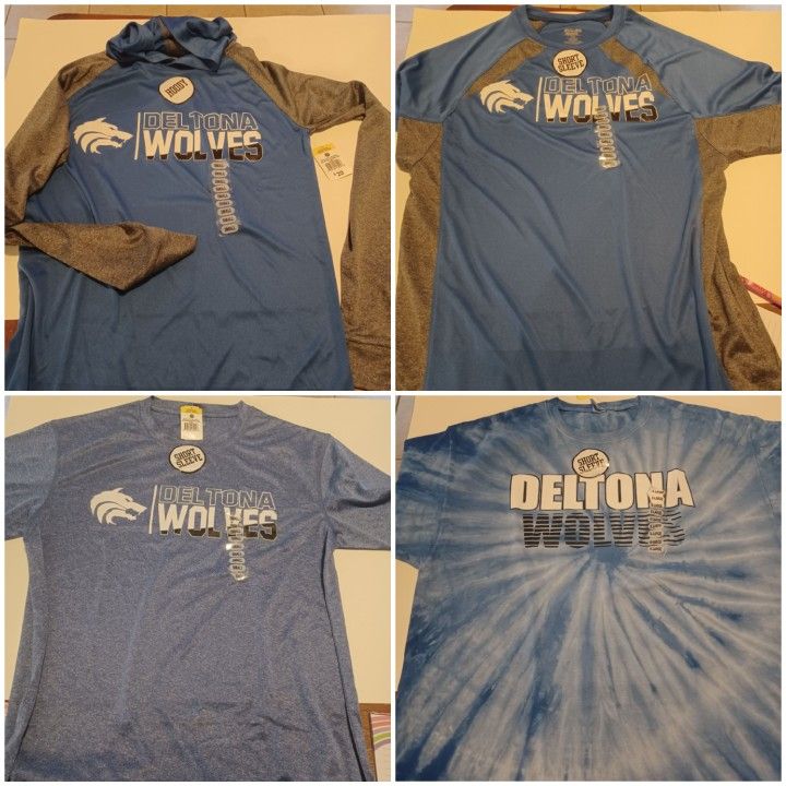 New Deltona High School t shirts & Active sports moisture wick shirts. New with tags $10 each