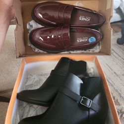 Loafers Size 6 1/2 And Boots Size 5
