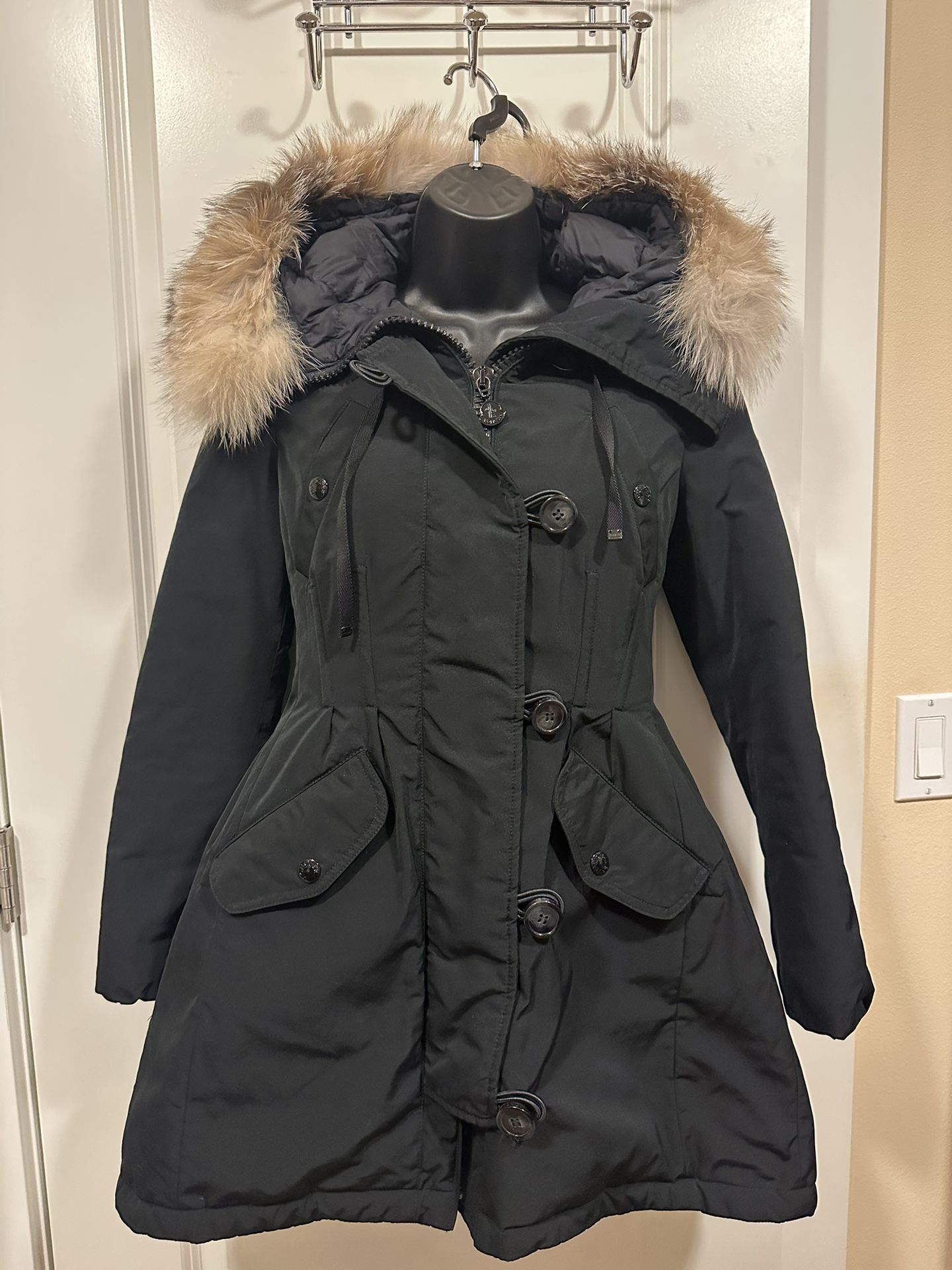 Moncler Fit And Flare Winter Down Jacket