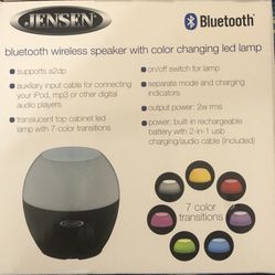 Jensen JEN-SMPS-560 Bluetooth Wireless Rechargeable Speaker