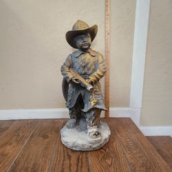 Child Firefighter Statue  
