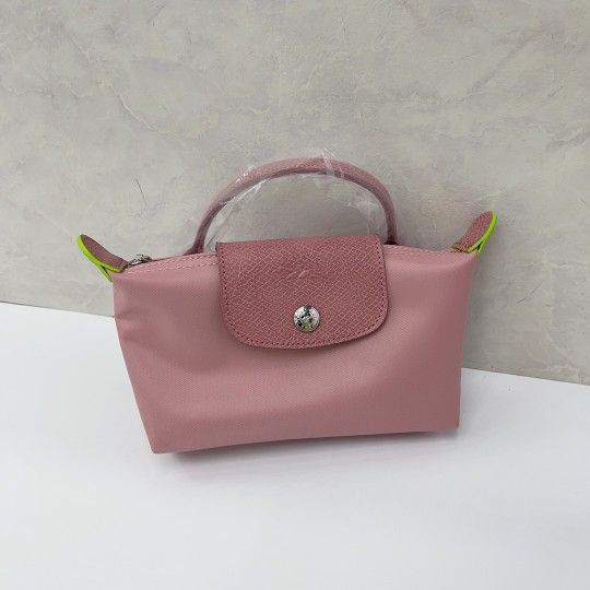 Longchamp Le Pliage Cosmetic Bag Pink