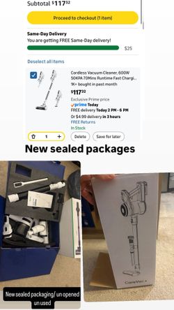 Cordless Vacuum Cleaner, 600W 50KPA 70Mins Runtime Fast Charging Vacuum Cleaner, Self-Standing LED Light Touch Screen Stick Vacuum for Home Light Weig