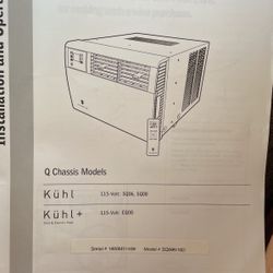 Air Conditioner  Wall Unit -like new!