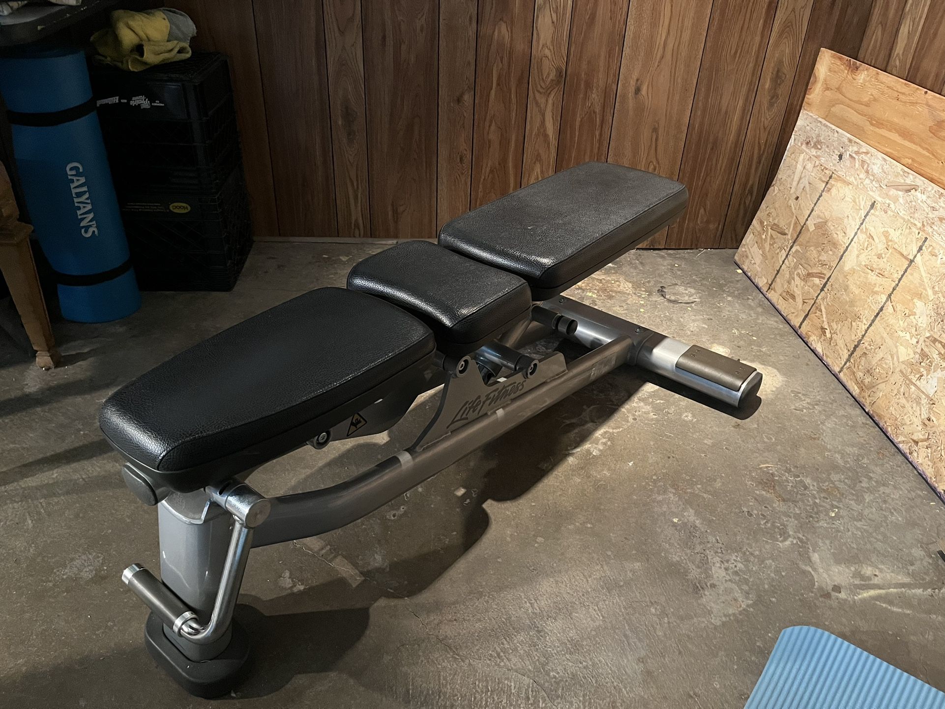Life Fitness Adjustable Workout Bench