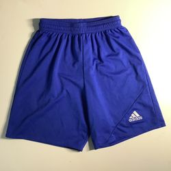 Blue youth S Adidas Soccer shorts