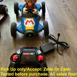 Kart Mach 8 Mario 1: 18 Scale 2.4 Ghz Remote Radio Control Car with Rechargeable Lifepo4 Battery - Kids Toys Boys/Girls