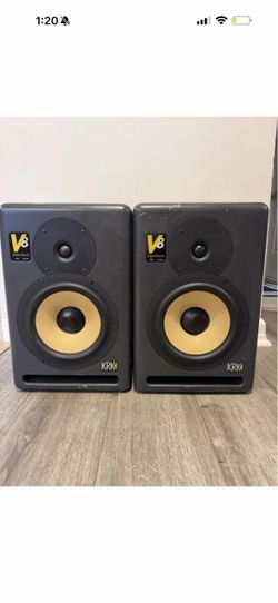 KRK Systems V8 Series 2 Powered Studio Monitors Works Pair  (2 Speakers)