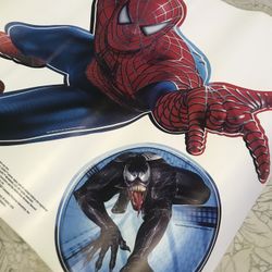Sticker 18x24 Spider Man Sticks To Many Flat Surfaces