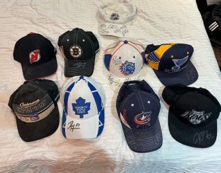 NHL Autographed Hats (Lot of 9)