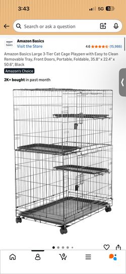 Catio - Amazon Basics Brand Like New