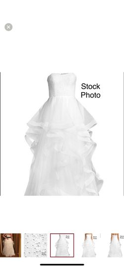Basix Black Label Strapless Beaded Gown Size 10