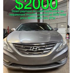2014 Hyundai Sonata No Credit Application No Requirement