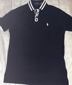 Collard polo shirt