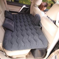 Car Back Seat Air Mattress with Pump – Inflatable Car Bed