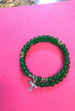 Jade bracelet rosary