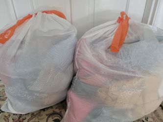 2  bags of clothes