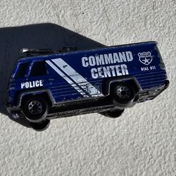 Vintage 1980 Matchbox Police Command Center Vehicle Unit #911 Truck
