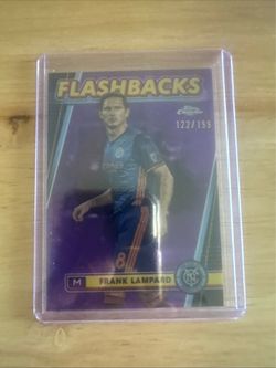 2024 Topps Chrome  Frank Lampard Flashbacks Purple Refractor 122/199 #110 New York FC