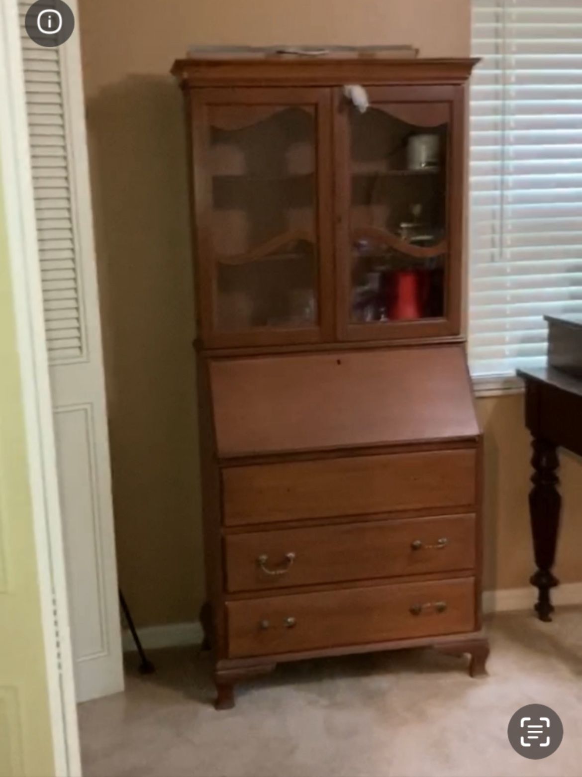 Antique Secretary Desk And drawers