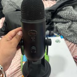 Microphone Brand Blue
