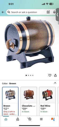 5L Whiskey/liquor Barrel Dispenser