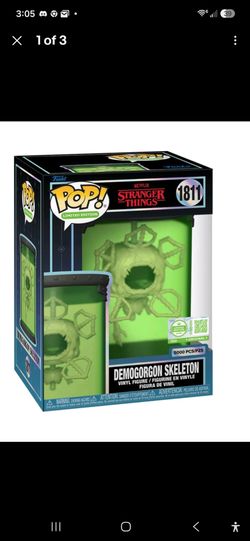 Stranger Things Funko Demogorgon Skeleton with Pop! Protector