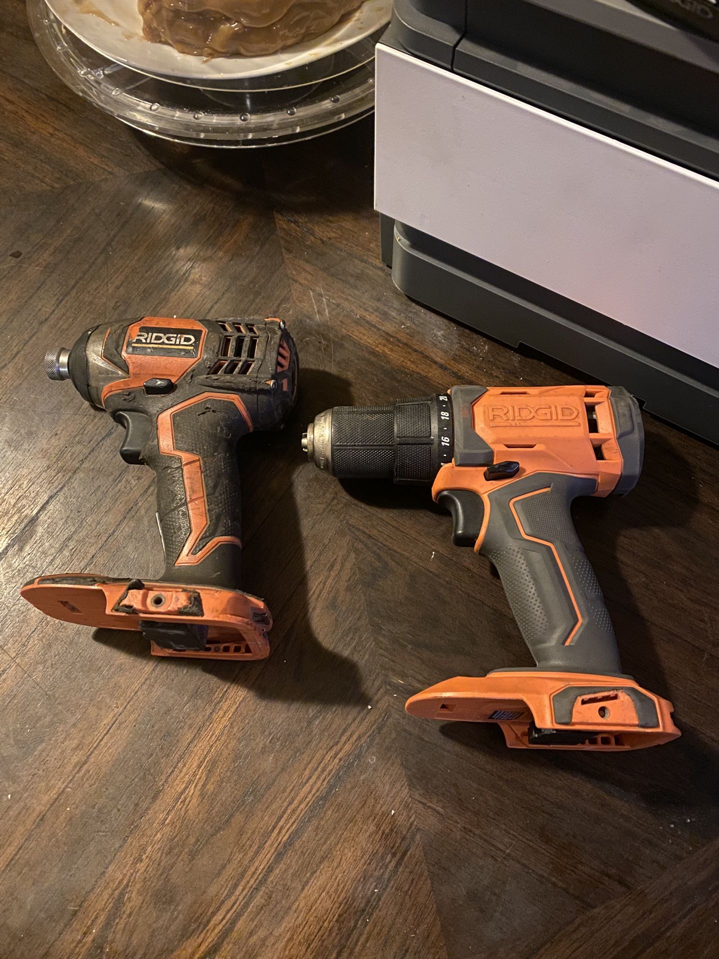 Rigid 18v Drill Set Hammer And Impact