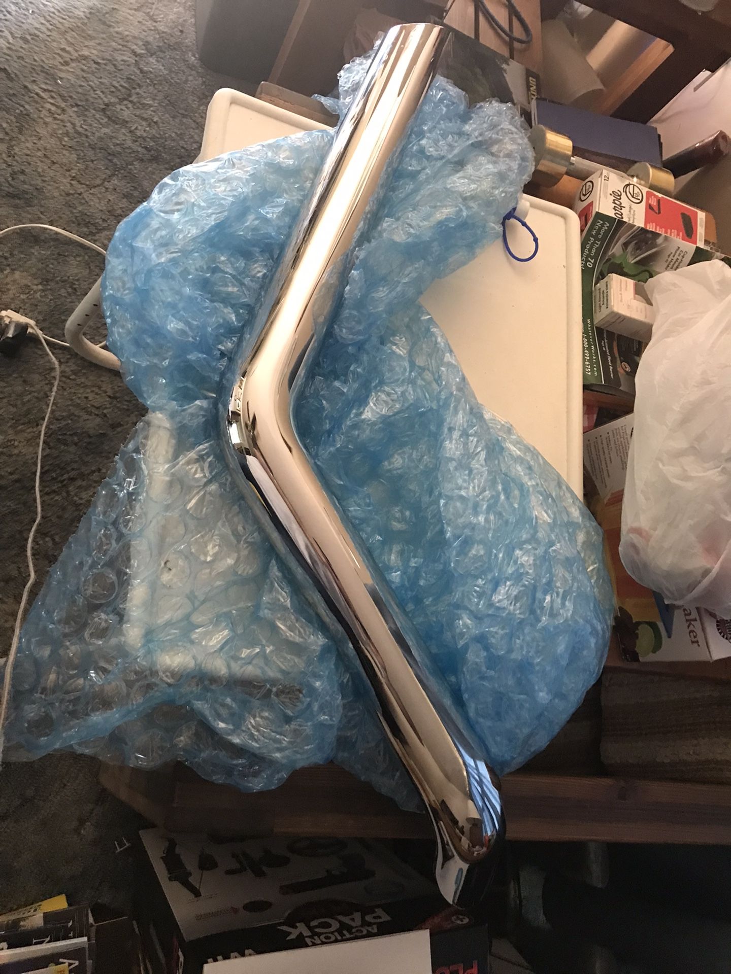 Nice Harley Davidson Chrome Heat Shield Came Off 1200 Sportster Only $50