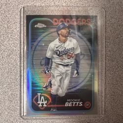 2024 Topps Chrome Mookie Betts Light Board Logo