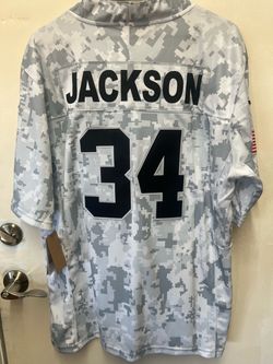 Bo Jackson #34 Raiders Salute to Service Jersey New Size Large