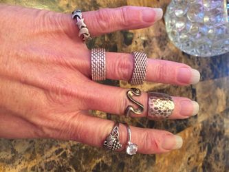 Sterling silver rings