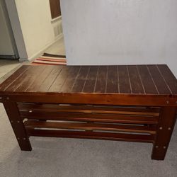 Entry way shoe bench 35W X 1ft half inch