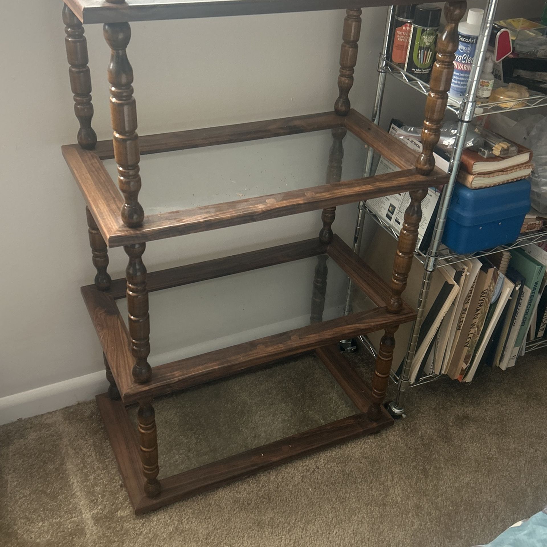 4-Tiered Shelves.