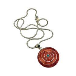 Spiny Oyster "Pachamama" Chakra Pendant (116)64